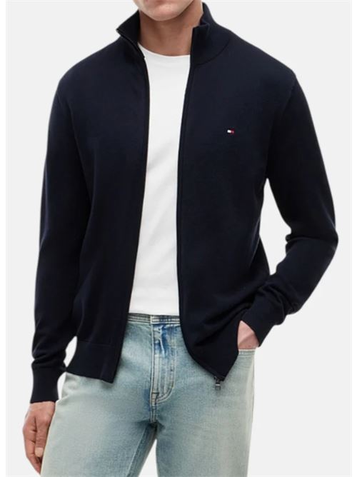 maglia uomo con zip Tommy Hilfiger | MW0MW36517DW5.DW5